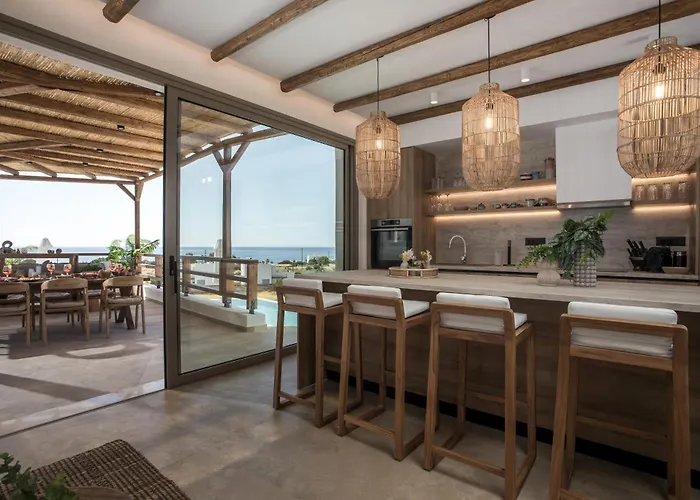 Casacarma V, Privates Xl-pool, Boho-design Villa Lacónia