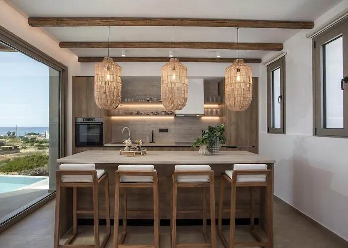 Casacarma V, Privates Xl-pool, Boho-design Villa Lacónia