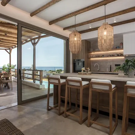 Casacarma V, Privates Xl-pool, Boho-design Villa Lachania (Rhodes)