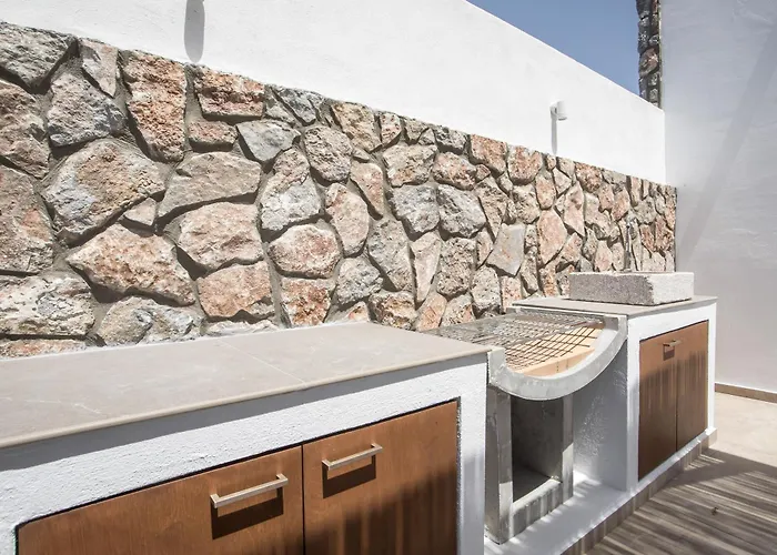 Casacarma V, Privates Xl-pool, Boho-design Lachania